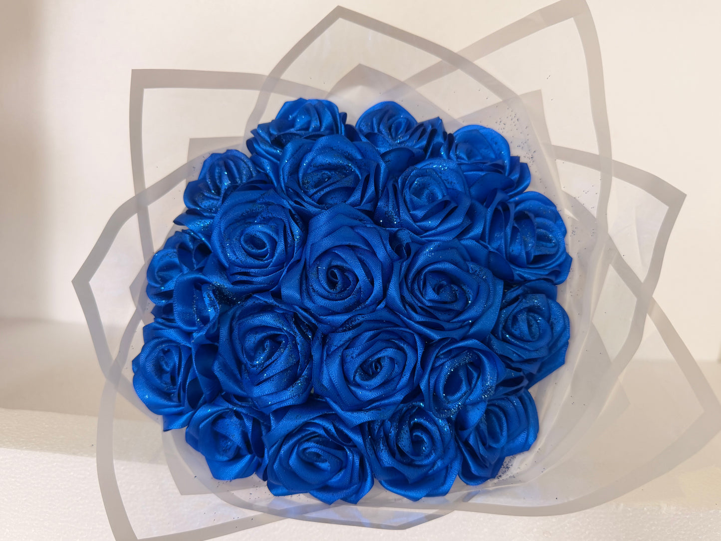 Elegant Blue Rose Flower Bouquet